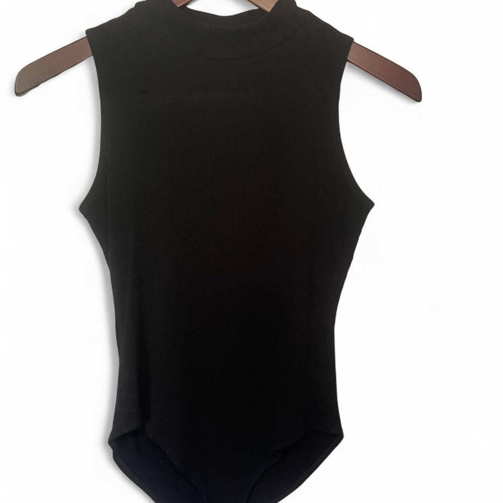 Classic Black Sleeveless bodysuit